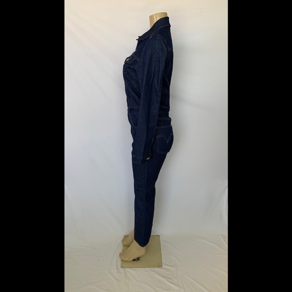 NWT Levi’s Size Small Kick Flare Denim Jumpsuit - Picture 8 of 8
